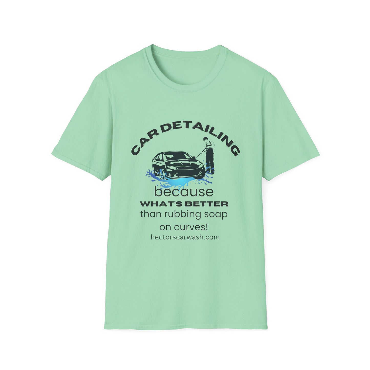 Car Detailing Unisex Softstyle T-Shirt - Perfect Gift for Car Enthusiasts