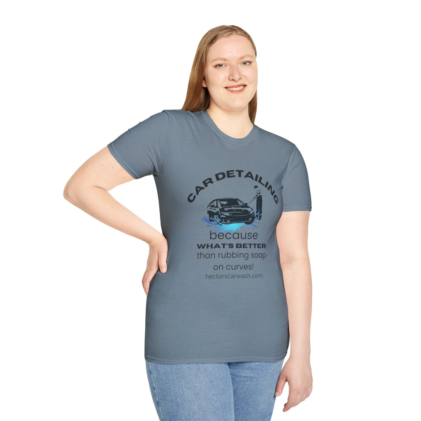 Car Detailing Unisex Softstyle T-Shirt - Perfect Gift for Car Enthusiasts