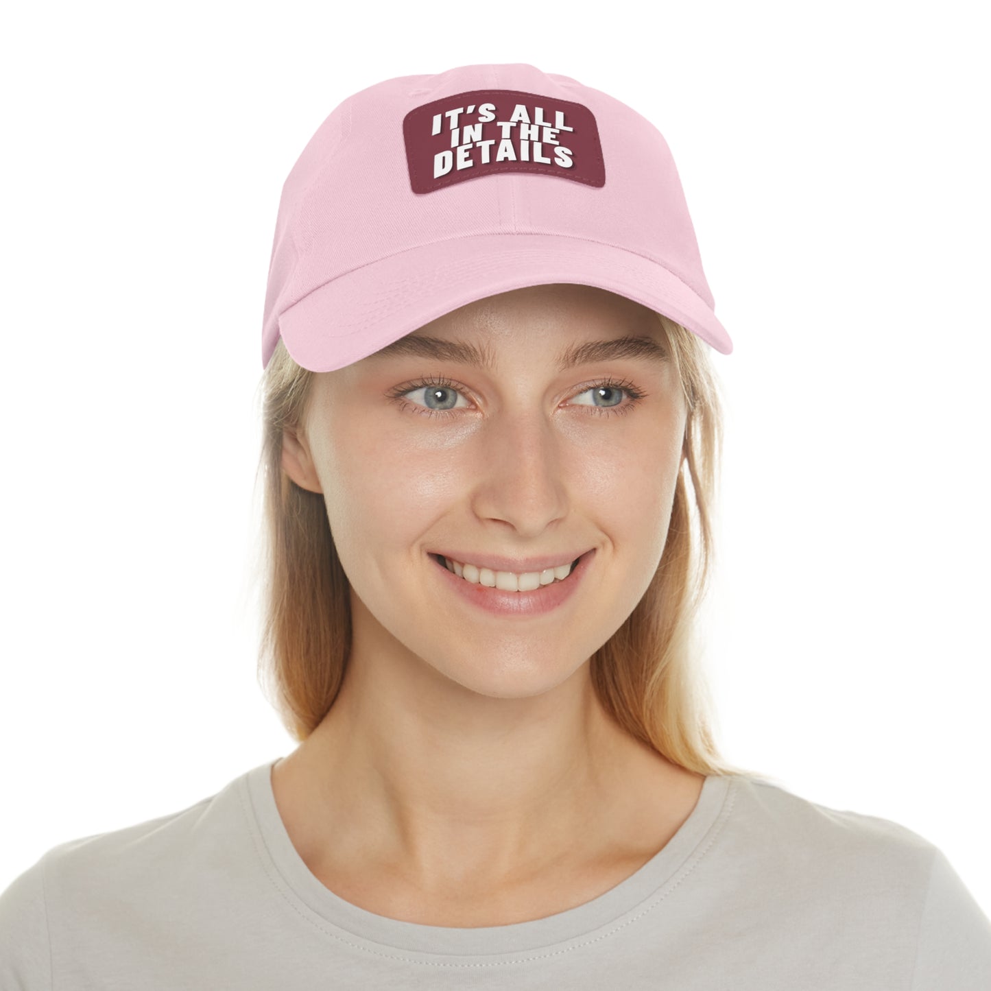 'It's All in the Details' - Stylish Dad Hat with Leather Patch