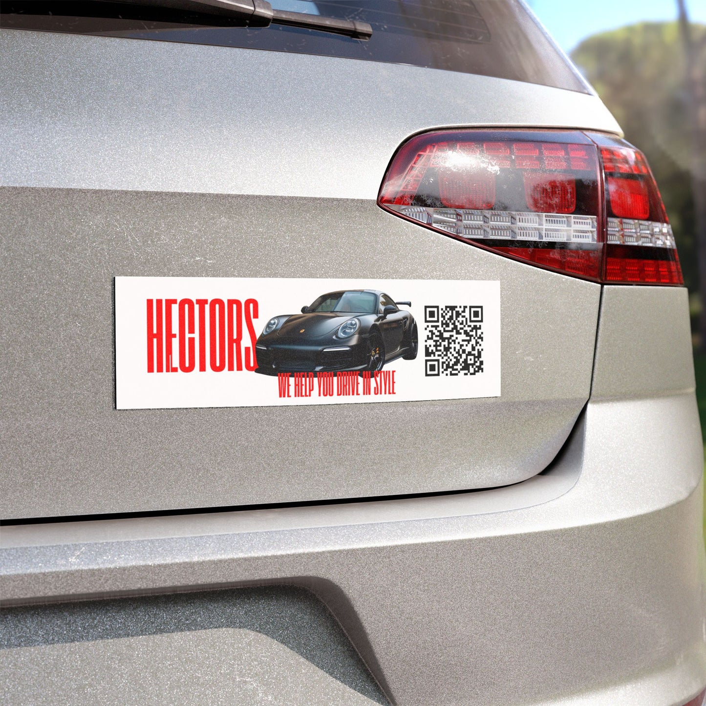 Hector's 'Drive in Style' with QR Code - Car Magnet