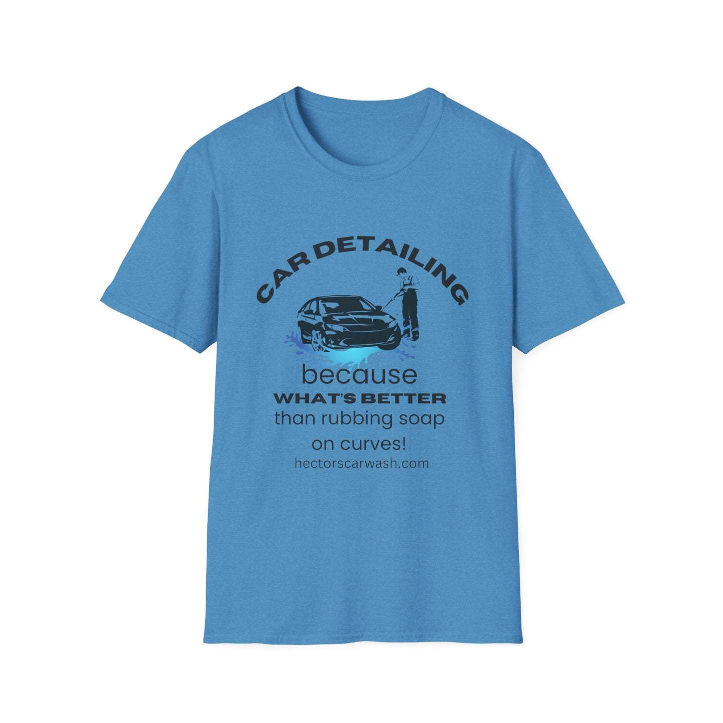 Car Detailing Unisex Softstyle T-Shirt - Perfect Gift for Car Enthusiasts