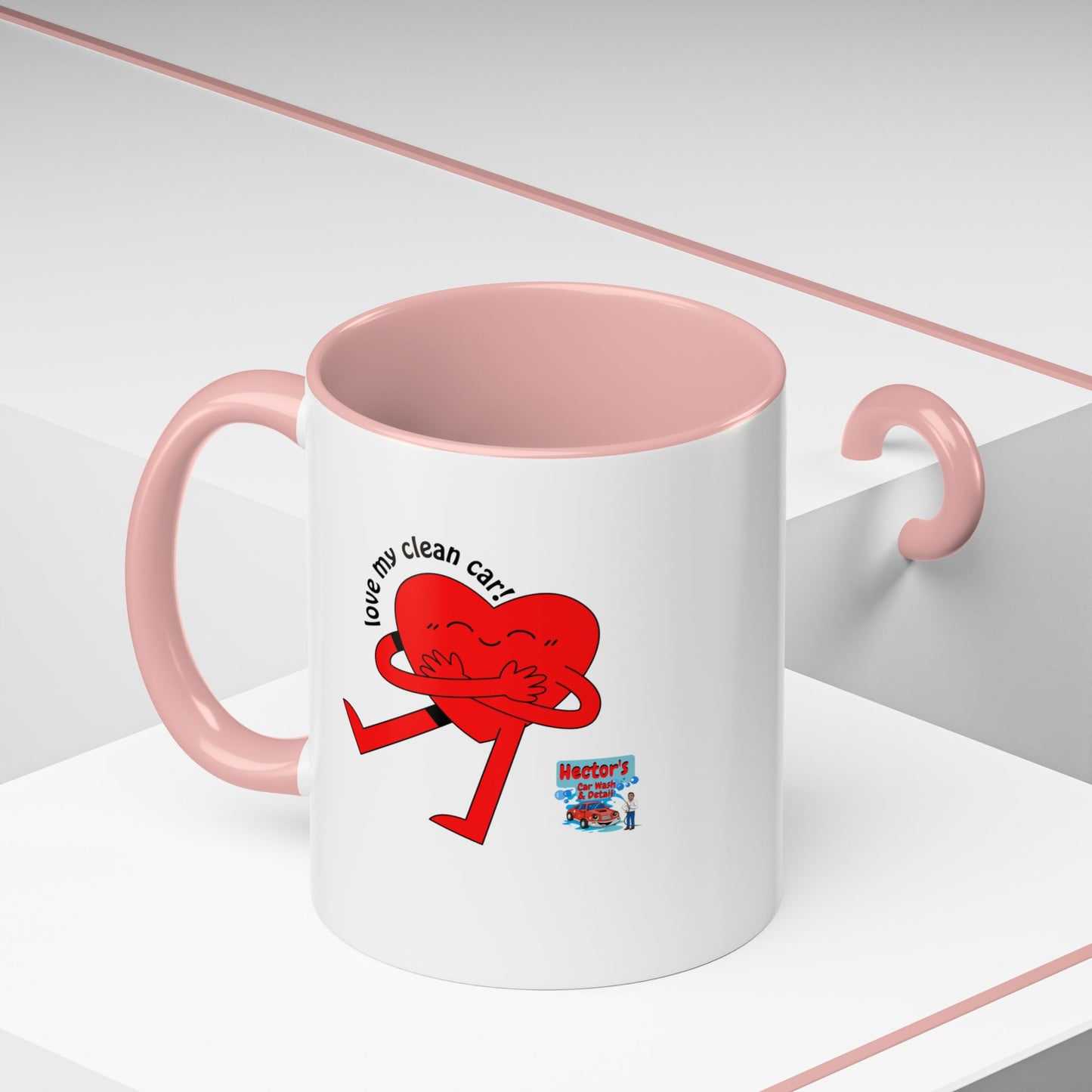 'Love My Clean Car' Funny Coffee Mug - 11oz & 15oz Accent Mugs for Car Lovers