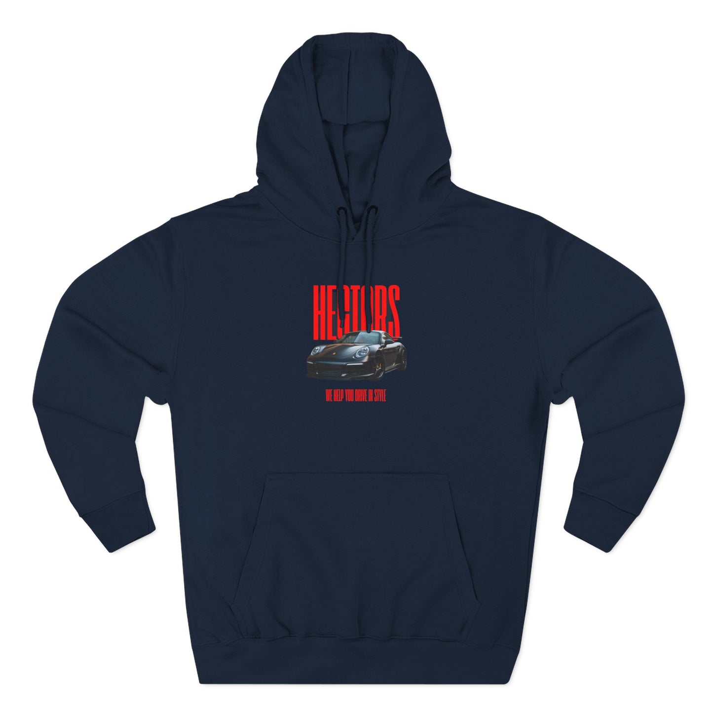 Hector's Graphic Fleece Hoodie - Perfect for Car Enthusiasts