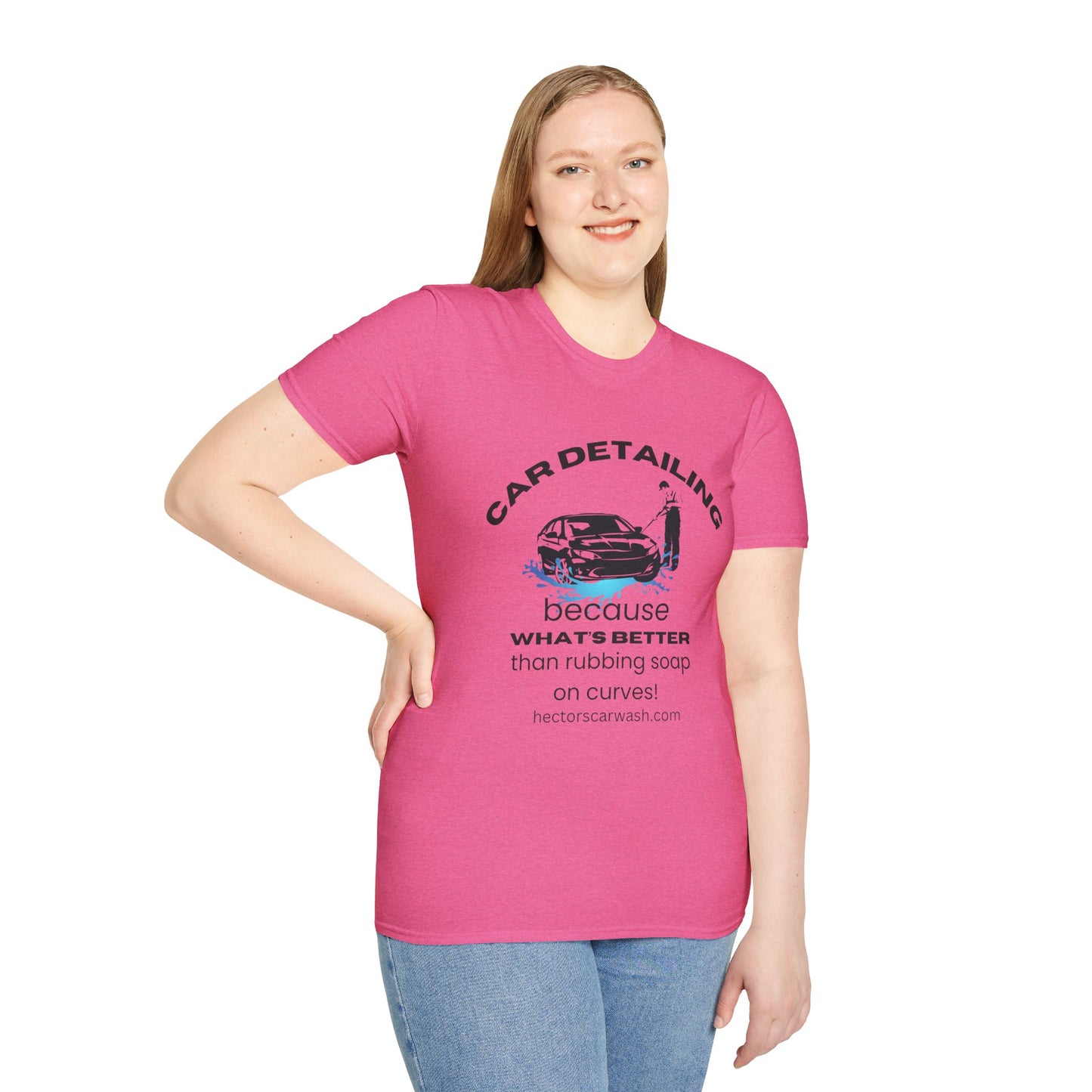 Car Detailing Unisex Softstyle T-Shirt - Perfect Gift for Car Enthusiasts
