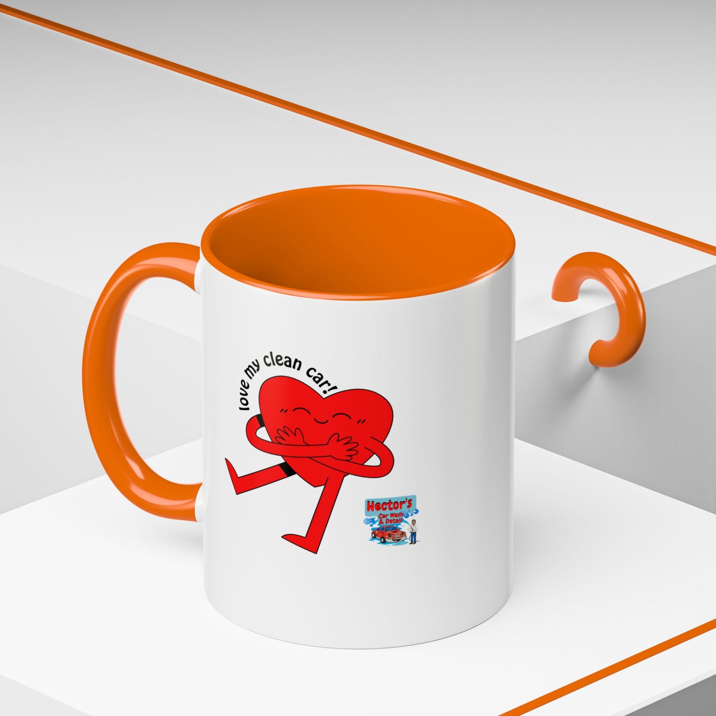 'Love My Clean Car' Funny Coffee Mug - 11oz & 15oz Accent Mugs for Car Lovers