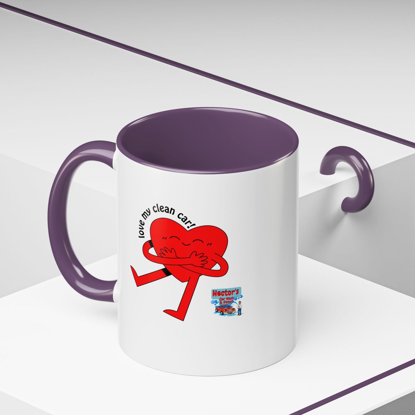 'Love My Clean Car' Funny Coffee Mug - 11oz & 15oz Accent Mugs for Car Lovers