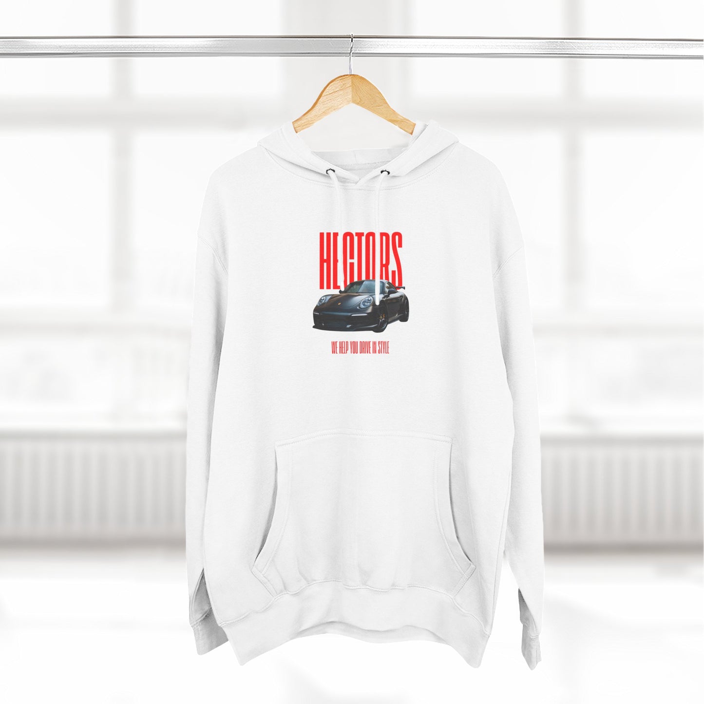 Hector's Graphic Fleece Hoodie - Perfect for Car Enthusiasts