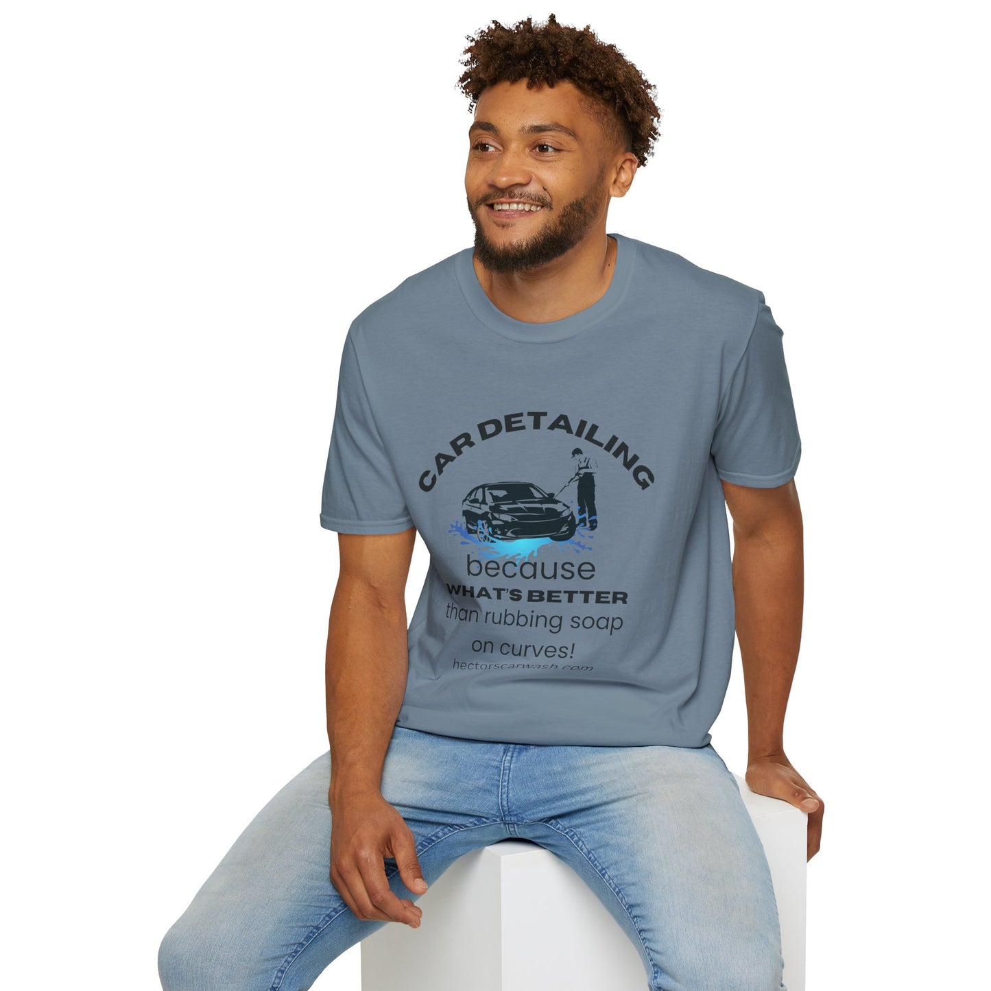 Car Detailing Unisex Softstyle T-Shirt - Perfect Gift for Car Enthusiasts
