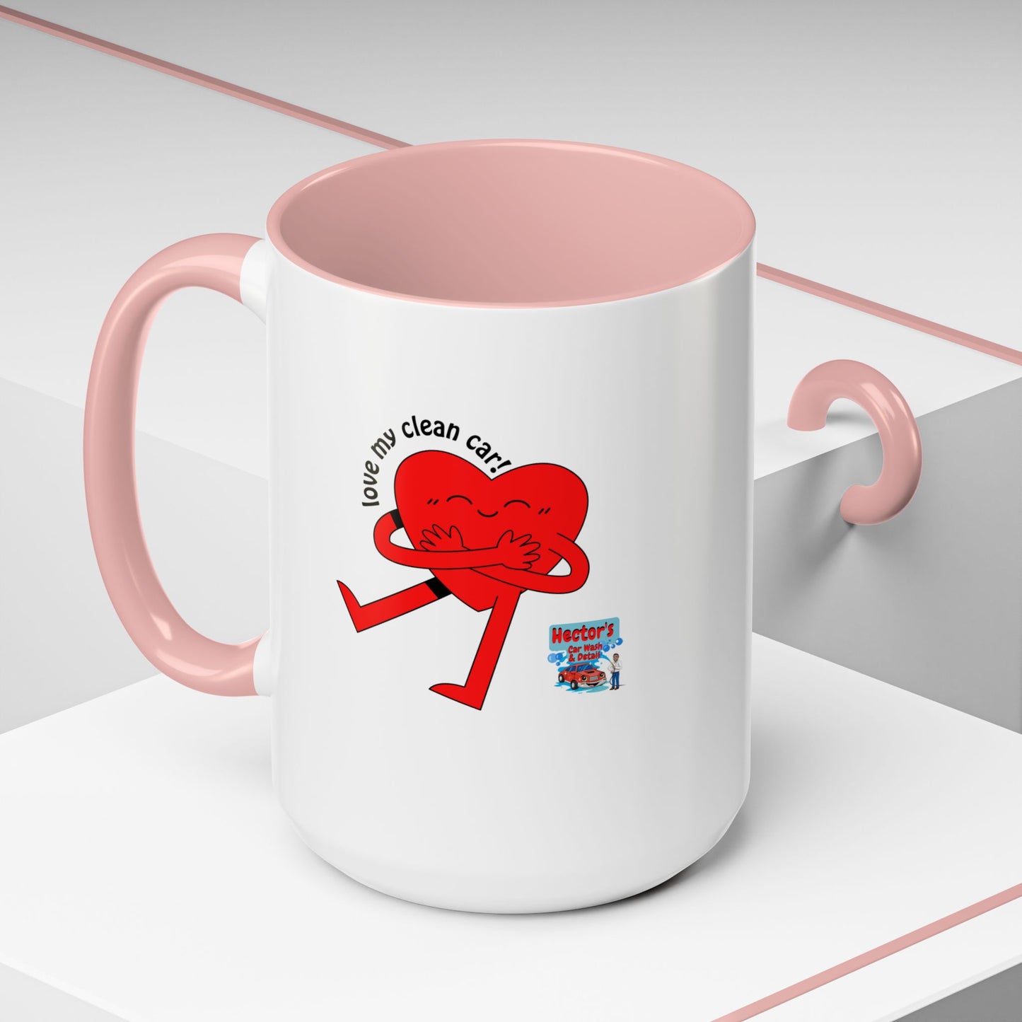 'Love My Clean Car' Funny Coffee Mug - 11oz & 15oz Accent Mugs for Car Lovers