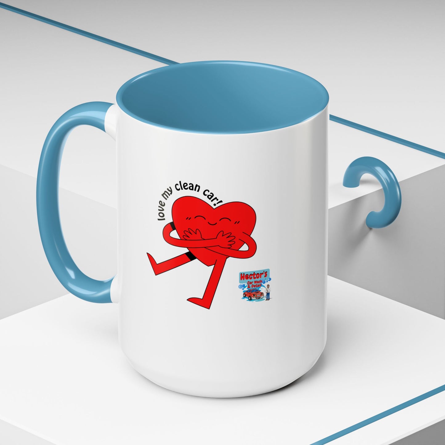 'Love My Clean Car' Funny Coffee Mug - 11oz & 15oz Accent Mugs for Car Lovers