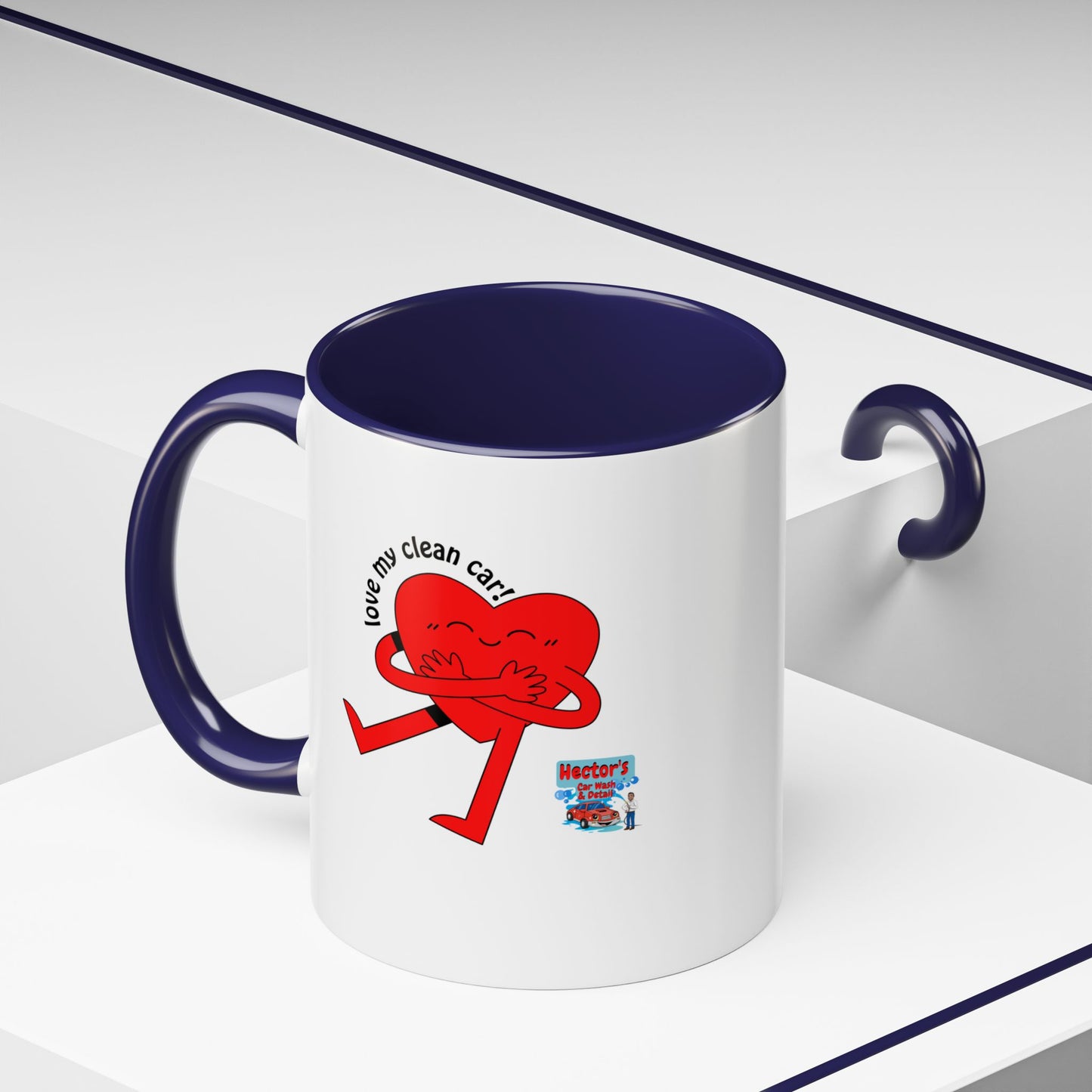 'Love My Clean Car' Funny Coffee Mug - 11oz & 15oz Accent Mugs for Car Lovers