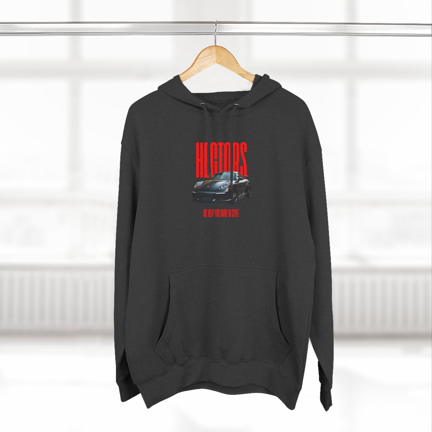 Hector's Graphic Fleece Hoodie - Perfect for Car Enthusiasts