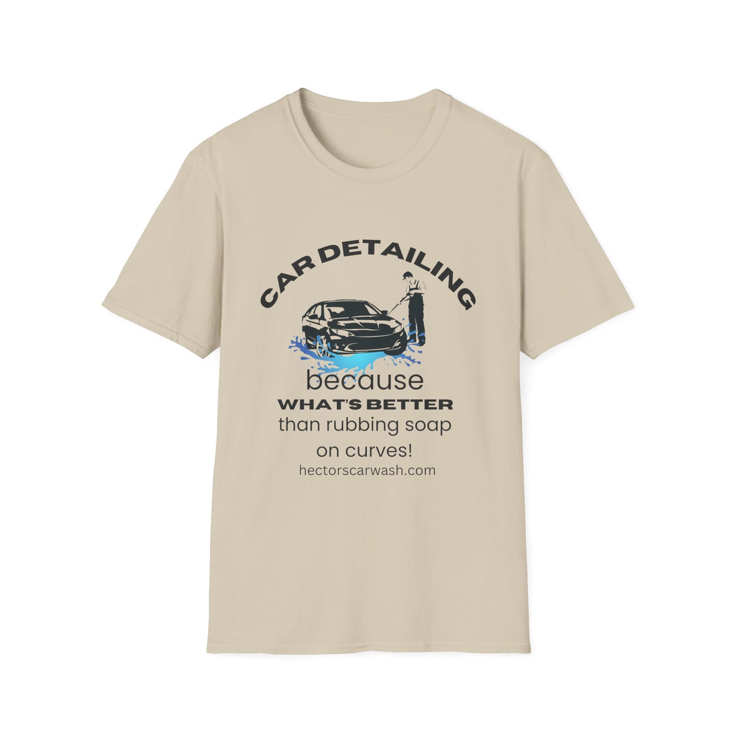 Car Detailing Unisex Softstyle T-Shirt - Perfect Gift for Car Enthusiasts