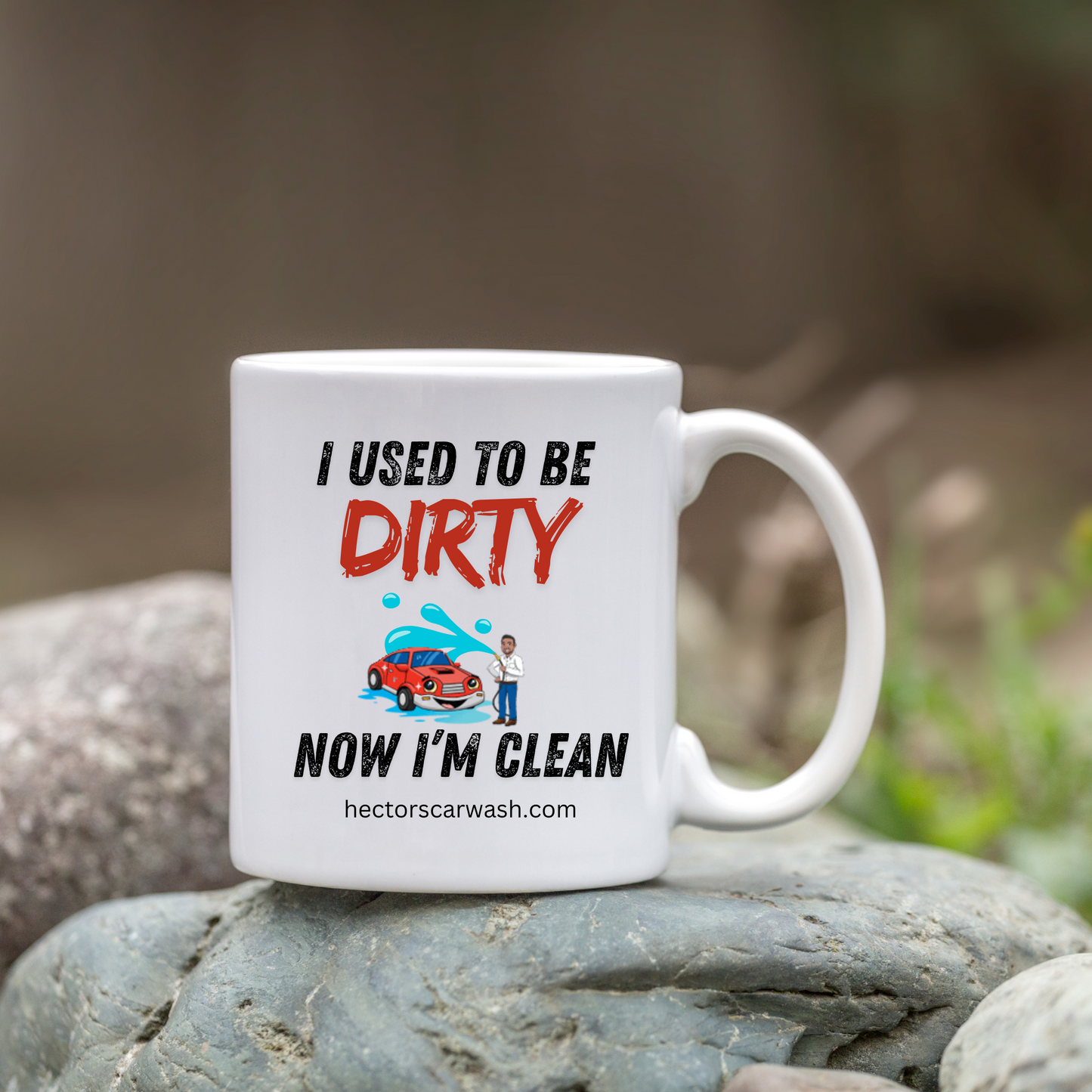 'I Used to Be Dirty, Now I'm Clean' Funny Ceramic Mug - Perfect Gift for Coffee Lovers