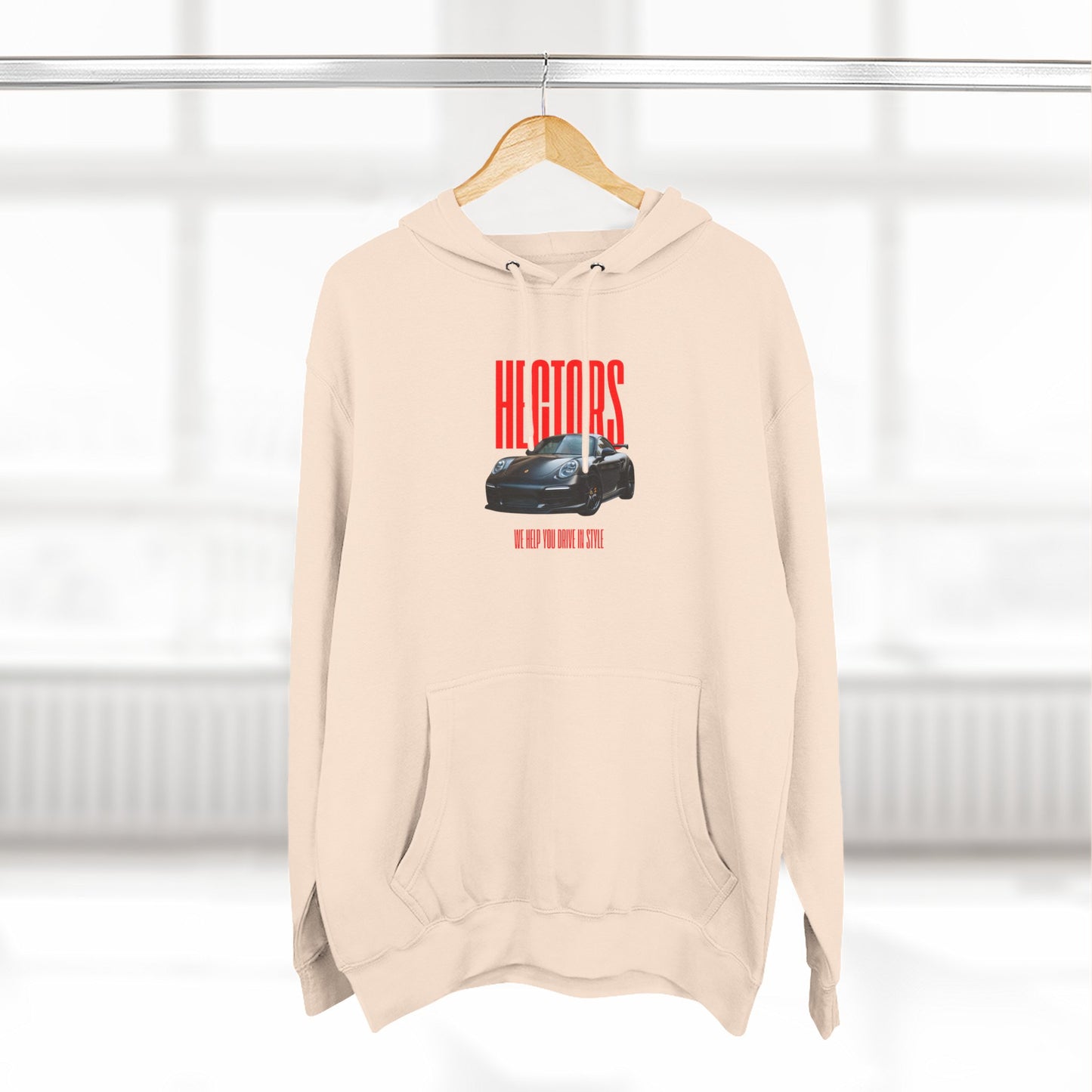 Hector's Graphic Fleece Hoodie - Perfect for Car Enthusiasts