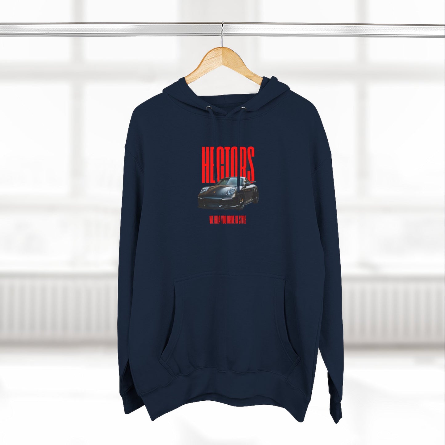 Hector's Graphic Fleece Hoodie - Perfect for Car Enthusiasts