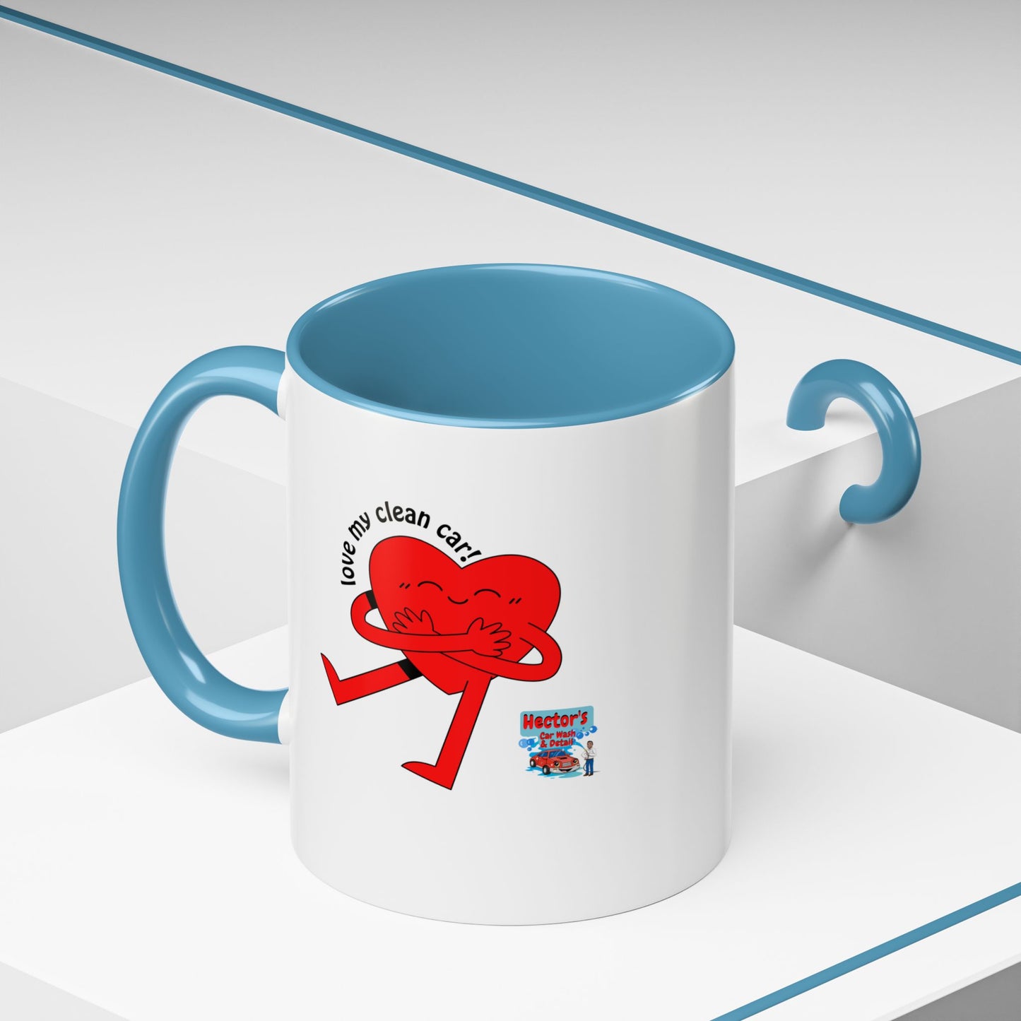 'Love My Clean Car' Funny Coffee Mug - 11oz & 15oz Accent Mugs for Car Lovers