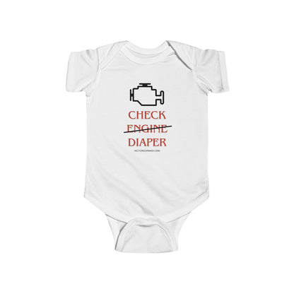 Check Engine - Funny Infant Bodysuit