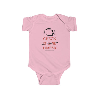 Check Engine - Funny Infant Bodysuit