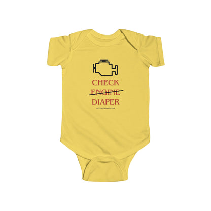 Check Engine - Funny Infant Bodysuit