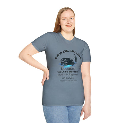 Car Detailing Unisex Softstyle T-Shirt - Perfect Gift for Car Enthusiasts