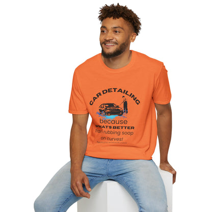 Car Detailing Unisex Softstyle T-Shirt - Perfect Gift for Car Enthusiasts
