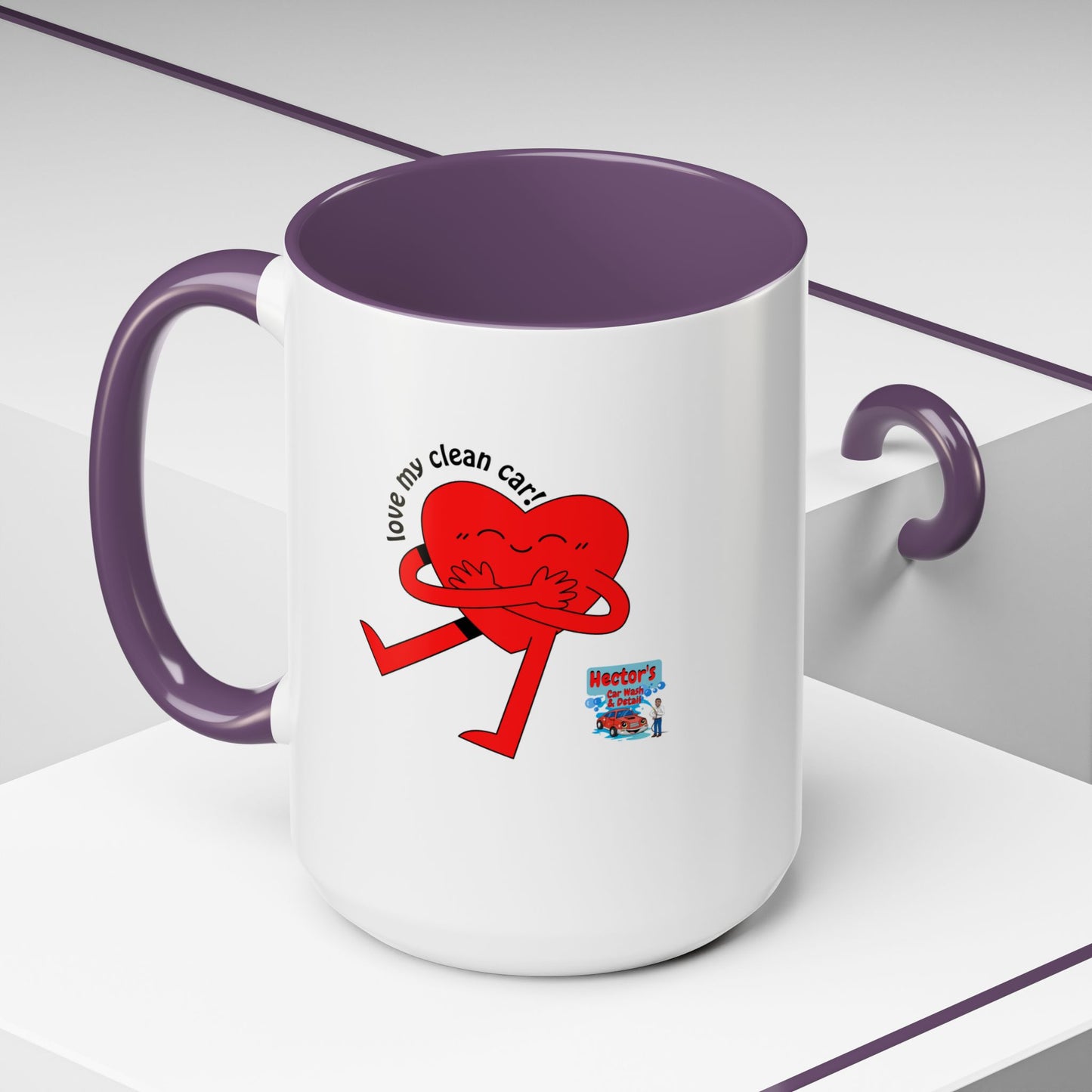 'Love My Clean Car' Funny Coffee Mug - 11oz & 15oz Accent Mugs for Car Lovers