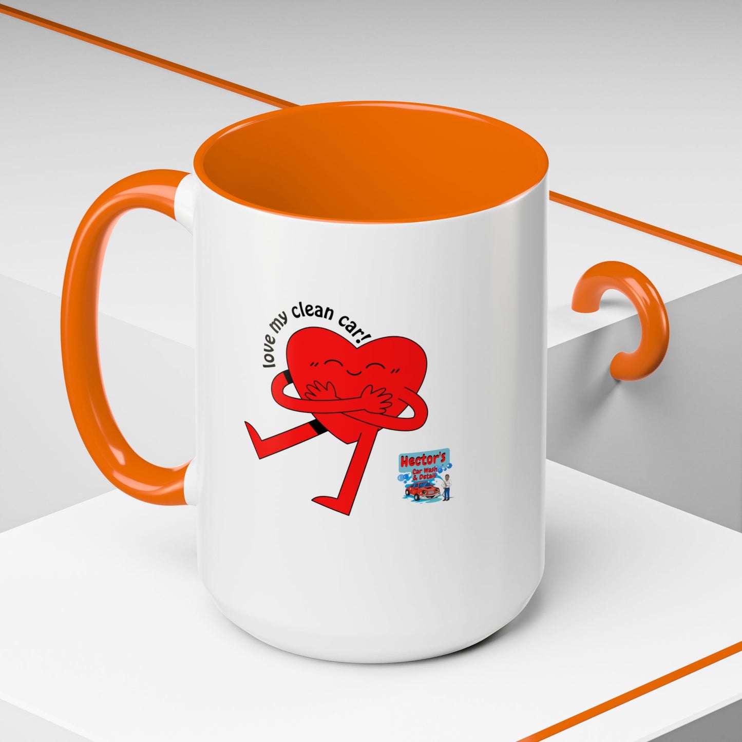 'Love My Clean Car' Funny Coffee Mug - 11oz & 15oz Accent Mugs for Car Lovers