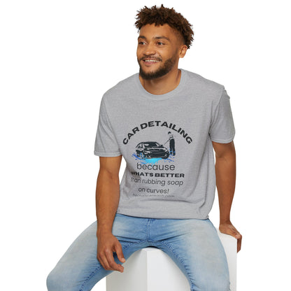 Car Detailing Unisex Softstyle T-Shirt - Perfect Gift for Car Enthusiasts