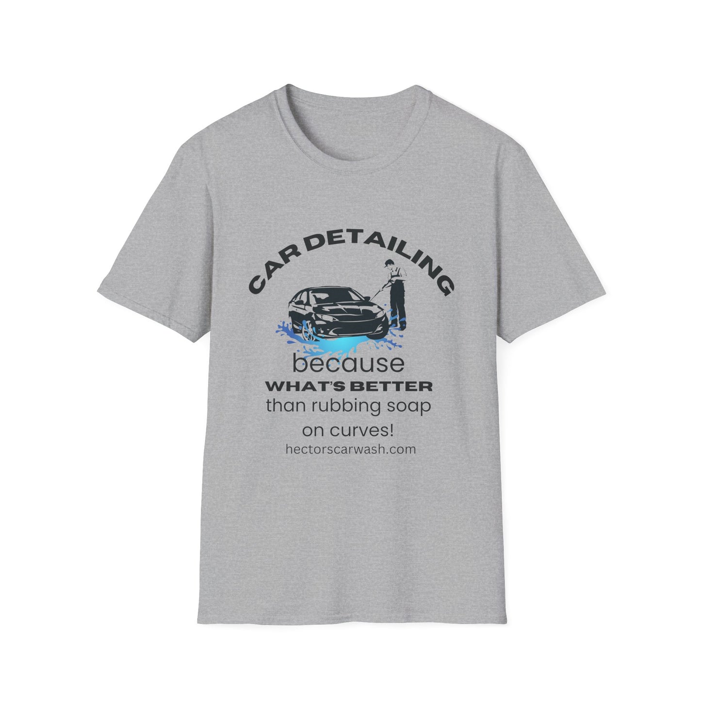 Car Detailing Unisex Softstyle T-Shirt - Perfect Gift for Car Enthusiasts