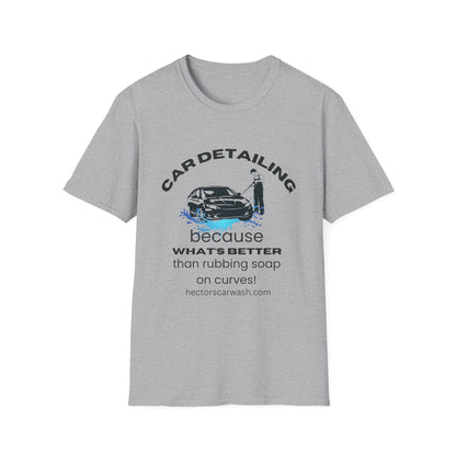 Car Detailing Unisex Softstyle T-Shirt - Perfect Gift for Car Enthusiasts