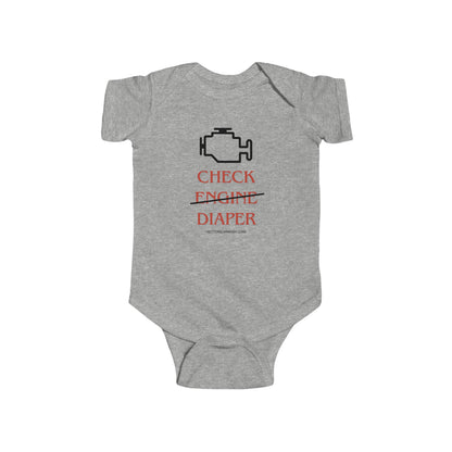 Check Engine - Funny Infant Bodysuit