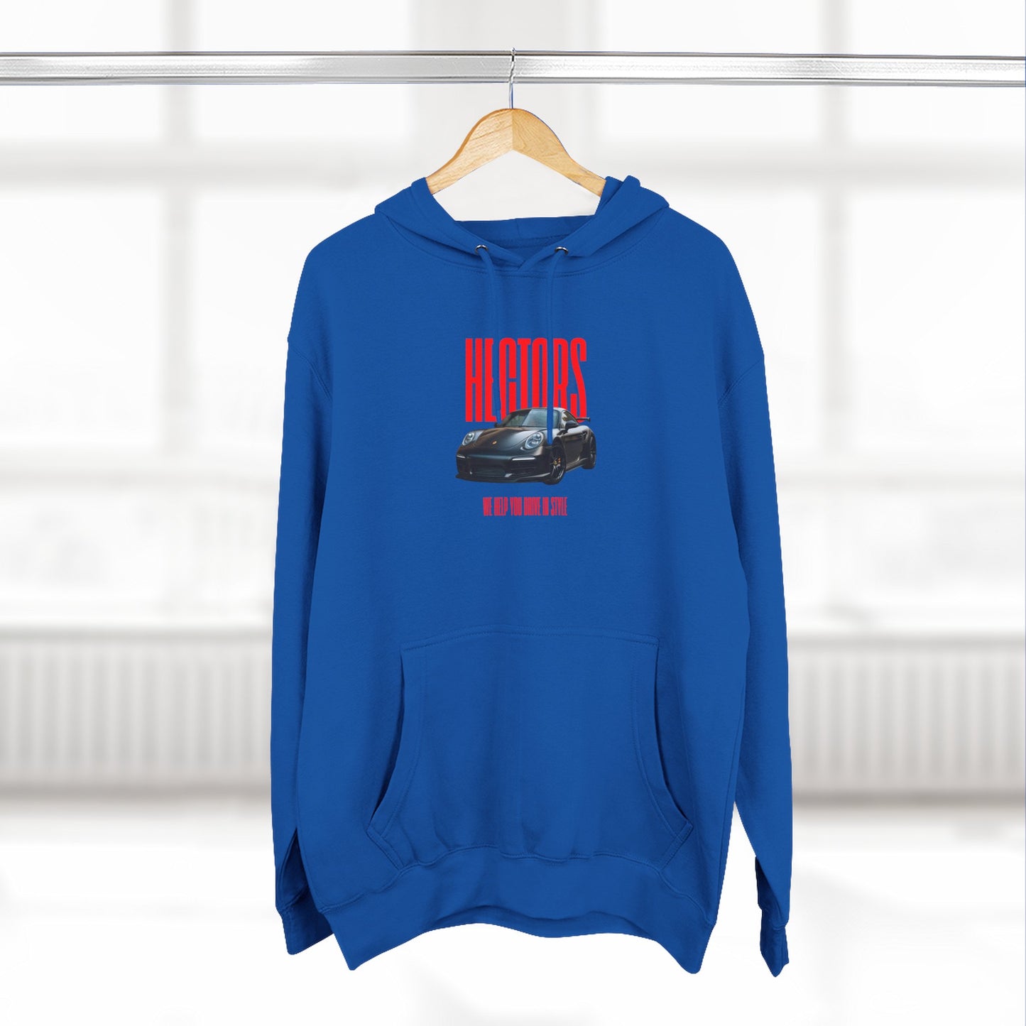 Hector's Graphic Fleece Hoodie - Perfect for Car Enthusiasts