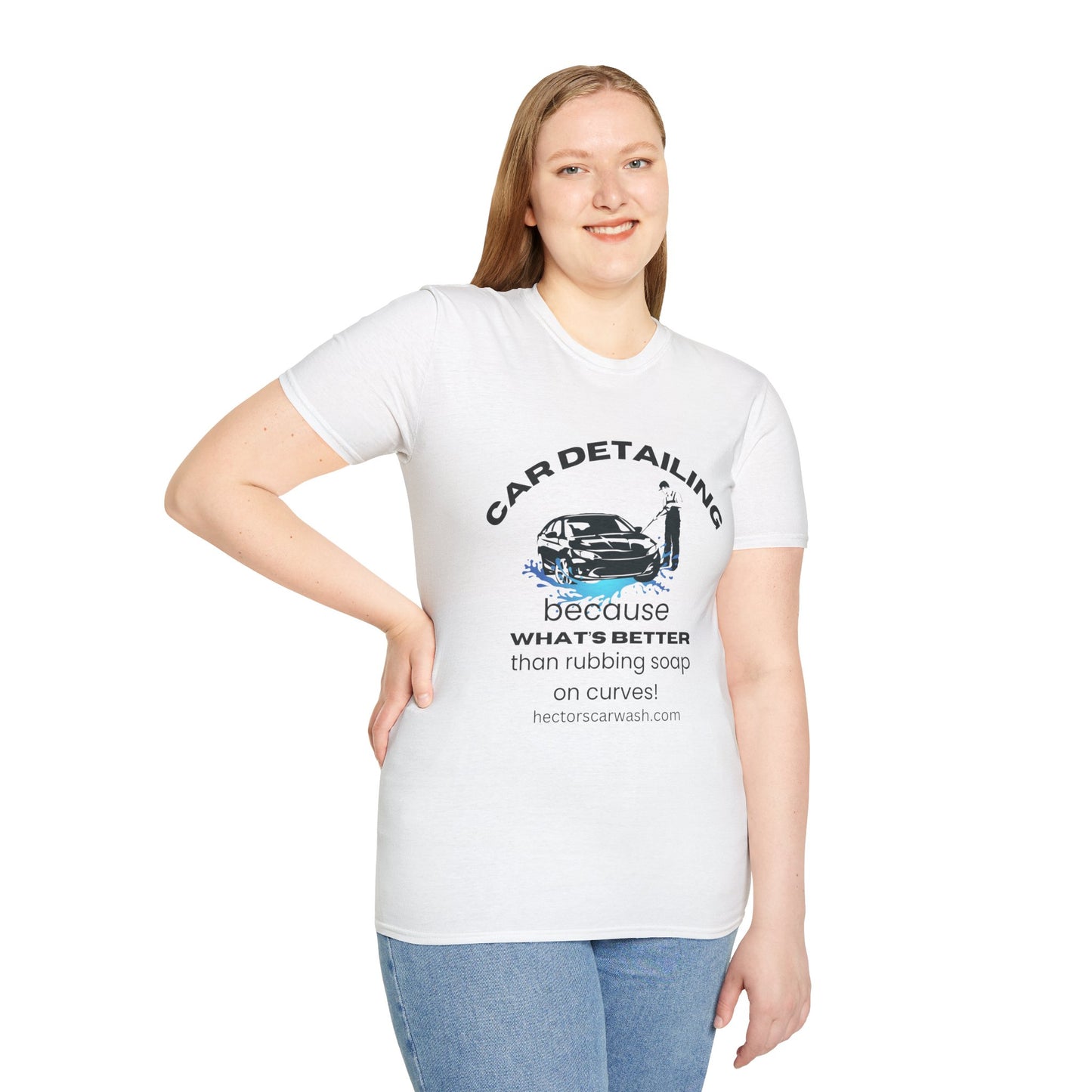 Car Detailing Unisex Softstyle T-Shirt - Perfect Gift for Car Enthusiasts