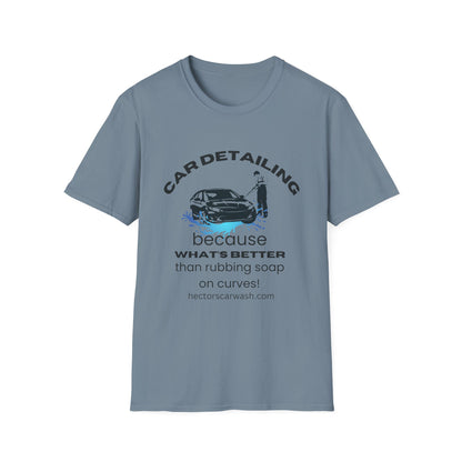 Car Detailing Unisex Softstyle T-Shirt - Perfect Gift for Car Enthusiasts