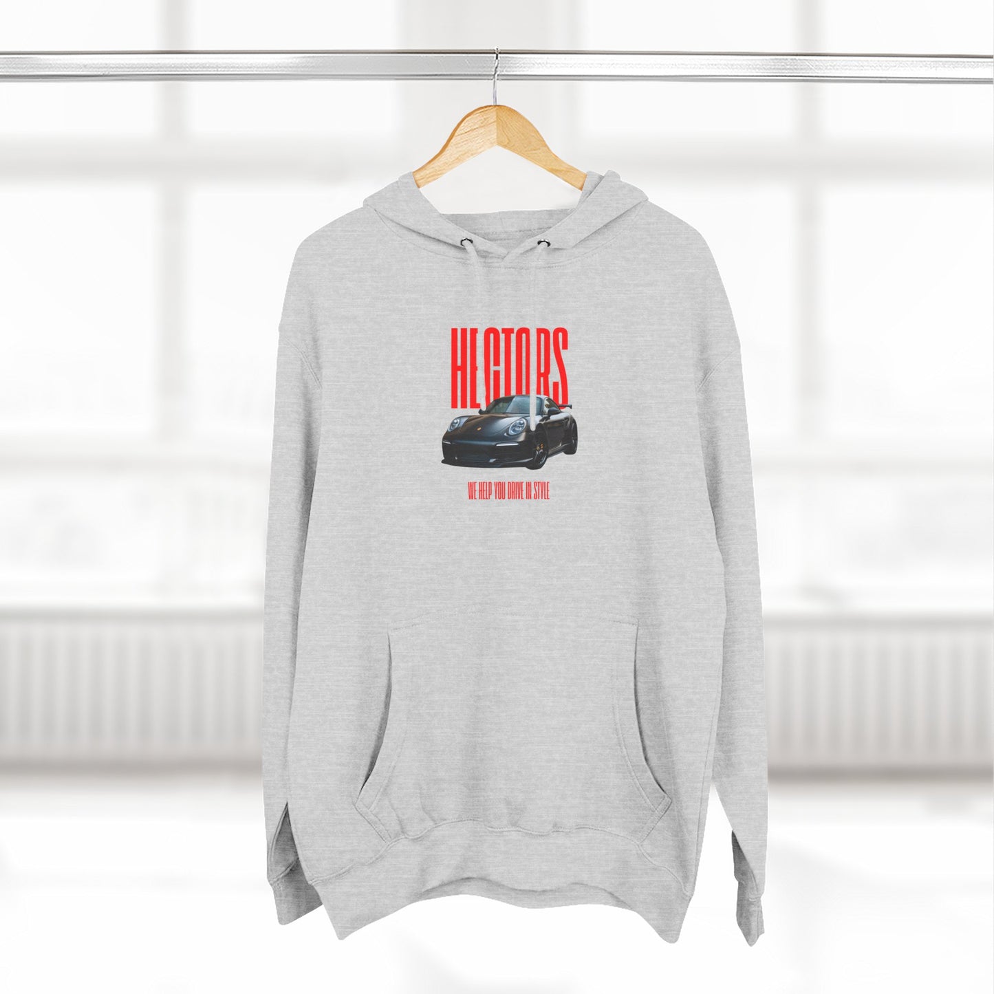 Hector's Graphic Fleece Hoodie - Perfect for Car Enthusiasts