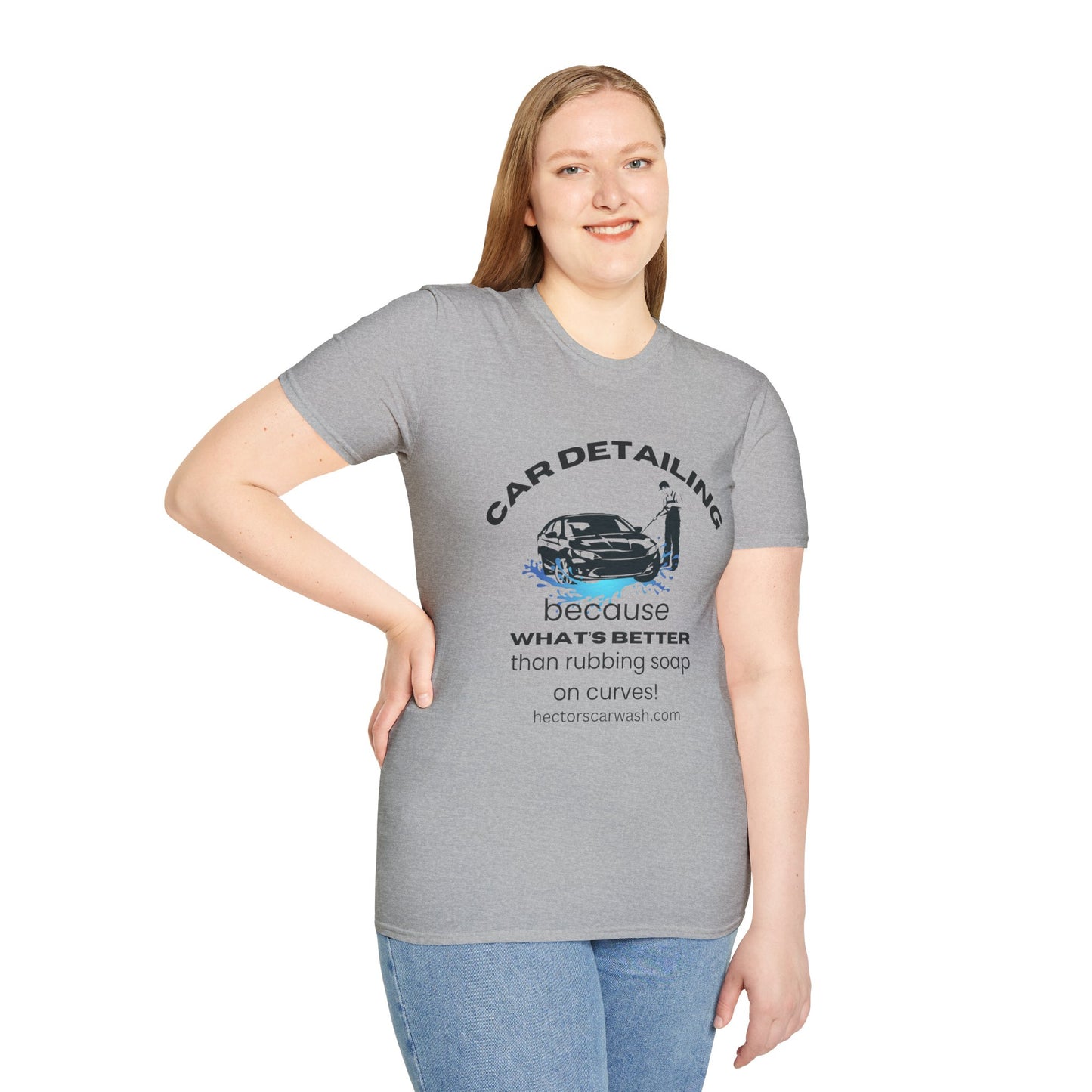 Car Detailing Unisex Softstyle T-Shirt - Perfect Gift for Car Enthusiasts