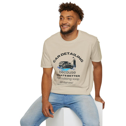 Car Detailing Unisex Softstyle T-Shirt - Perfect Gift for Car Enthusiasts