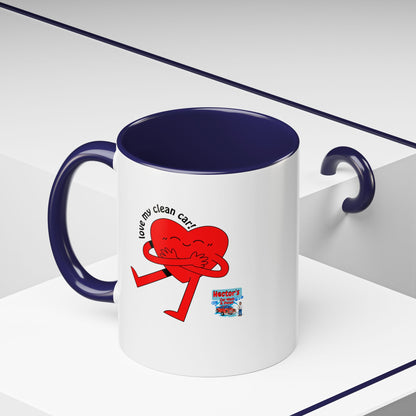'Love My Clean Car' Funny Coffee Mug - 11oz & 15oz Accent Mugs for Car Lovers