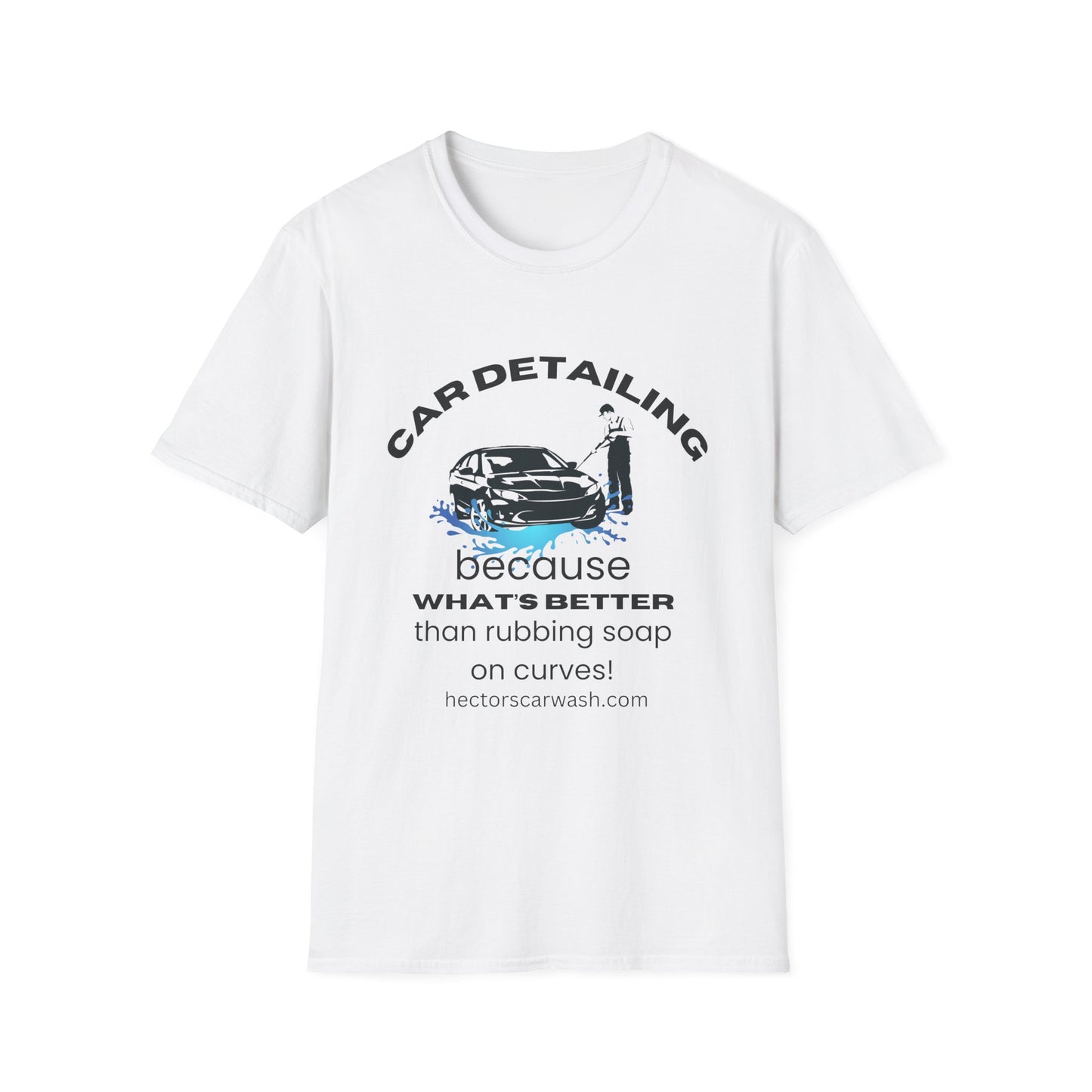 Car Detailing Unisex Softstyle T-Shirt - Perfect Gift for Car Enthusiasts