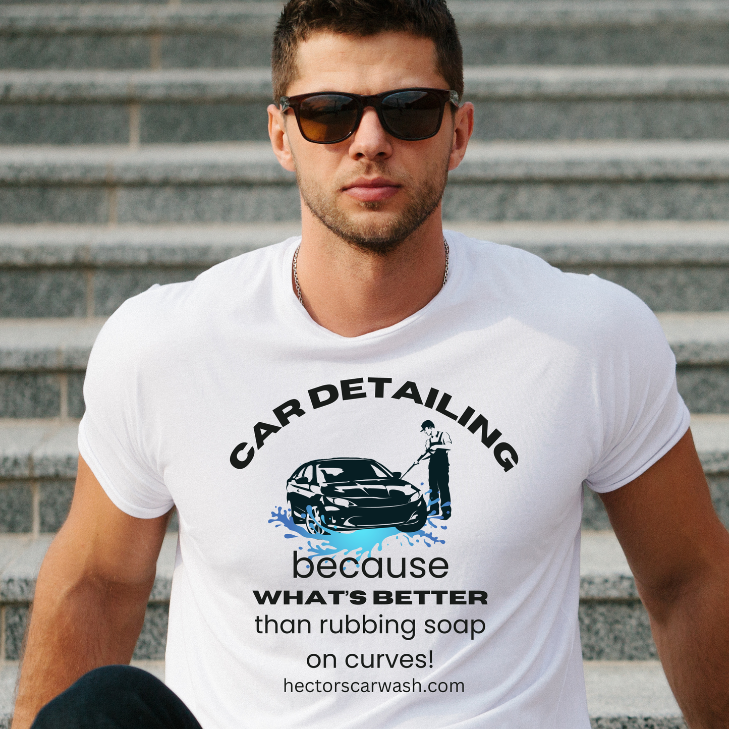 Car Detailing Unisex Softstyle T-Shirt - Perfect Gift for Car Enthusiasts